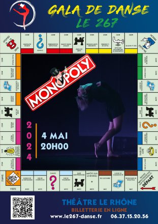 Affiche gala 2024 - Monopoly